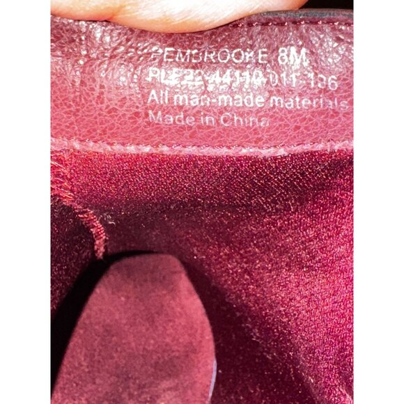 Frye & Co. Womens Pembroke 8M Redwood Ankle Boots Buckle Strap Block Heel - Picture 4 of 10